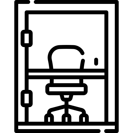Chambres privées et sécurisées